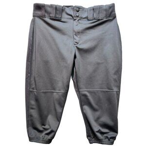 Under Armour Men's Baseball Authentic Pants Stretch Size M Grey Flat Front